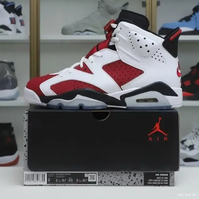 RETRO AIR JORDAN 2021 'CARMINE' 6 Kimikick OG 0706